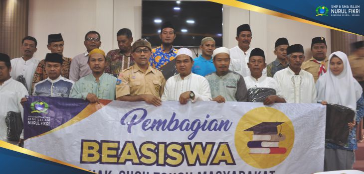 NFBS Serang Luncurkan Program Beasiswa ke 25 Orang Anak/Cucu Tokoh Masyarakat