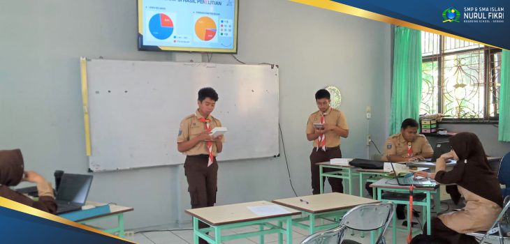 “Ujian Sidang Karya Ilmiah” Kelas X di SMA Islam NFBS Serang