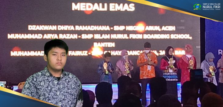 Hebat! Santri SMP Islam NFBS Serang Raih Medali Emas KSM Nasional 2022