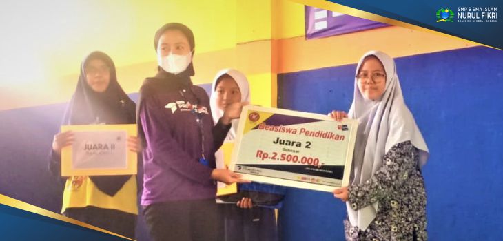 Santri SMP Islam NFBS Serang Raih Juara 2 dalam “Science Party 2022”