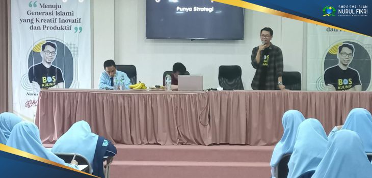 Bangkitkan Jiwa Kewirausahaan Santri SMP Islam NFBS Serang dengan Seminar Entrepreneur