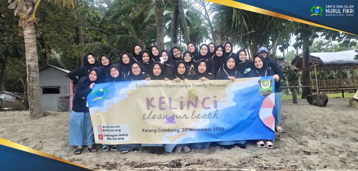 OLH SMAI NFBS Serang Lakukan Aksi Inspiratif Melalui “Clean Our Beach”