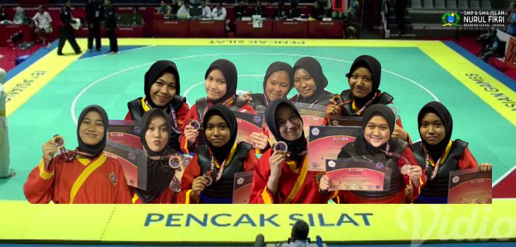 Tim Pencak Silat Putri SMAI NFBS Serang Borong 17 Medali dalam Kejuaraan Paku Bumi Open 2023