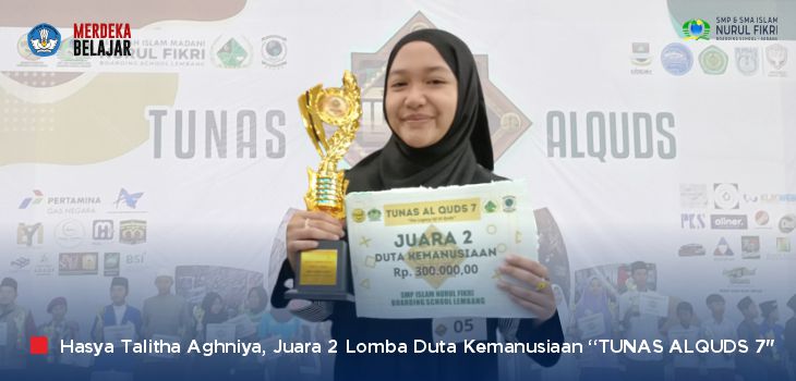 Santri SMPI NFBS Serang Juara 2 Lomba Duta Kemanusiaan “TUNAS ALQUDS 7”