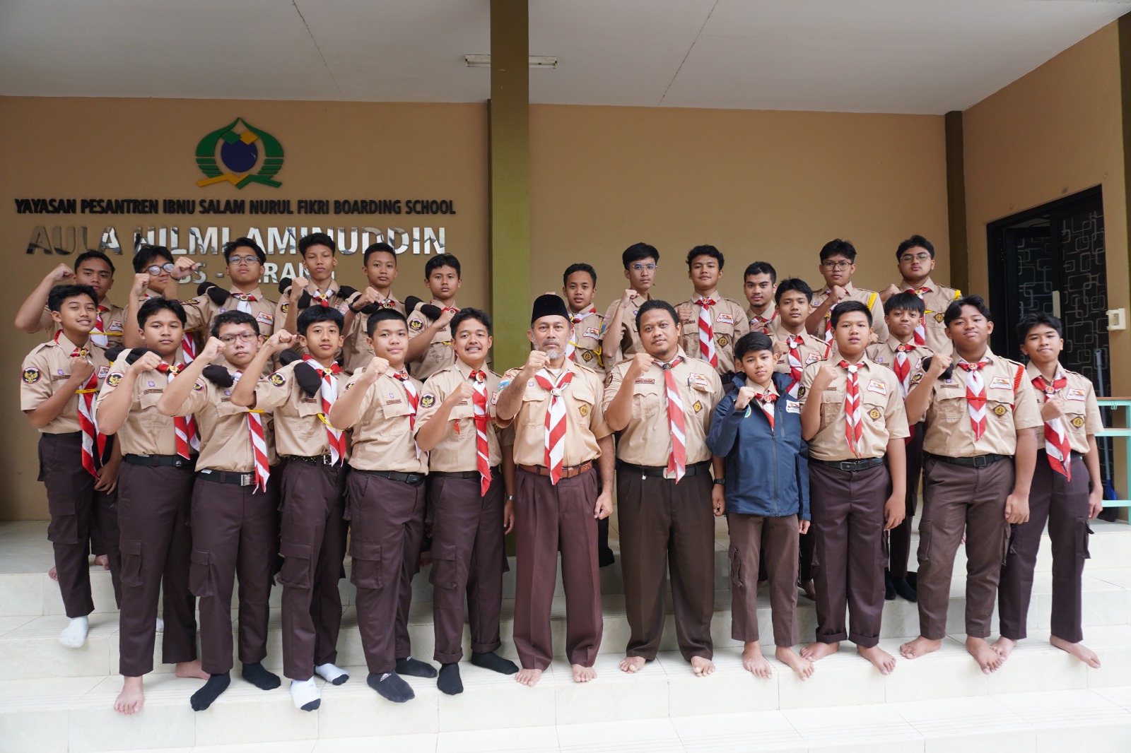 35 Santri SMP-SMA Islam Nurul Fikri Boarding School Serang Siap mengikuti Jambore Dunia Pramuka ke-25 di Saemangeum Korea Selatan