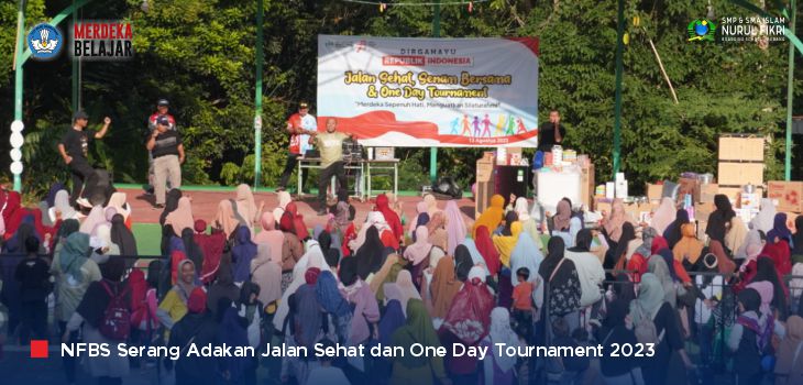 Semarakkan Perayaan HUT RI, NFBS Serang Gelar ‘Jalan Sehat dan One Day Tournament’