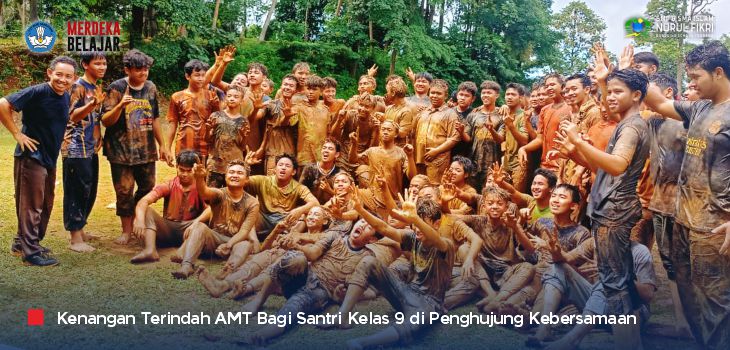 Seru! Santri Begitu Menikmati ‘Fun Games’ dalam AMT Kelas 9 SMP Islam NFBS Serang