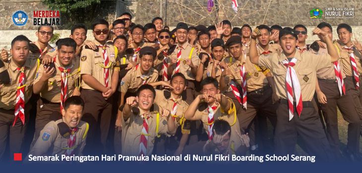 Ada yang Beda pada Peringatan ‘Hari Pramuka Nasional’ di SMAI NFBS Serang Kali ini