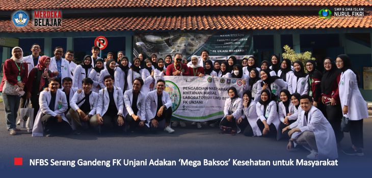 NFBS Serang Gandeng FK UNJANI Gelar ‘Mega Baksos' Kesehatan untuk Masyarakat Sekitar Pesantren